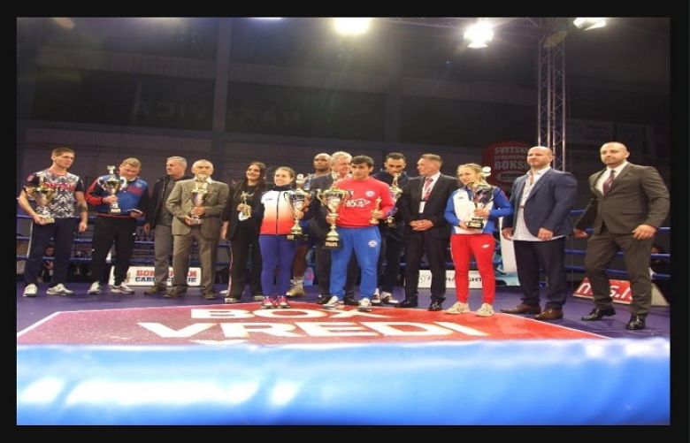 Serbia’s Vakhid Abasov won the Best Men’s Boxer Award at the Belgrade Winner Tournament 