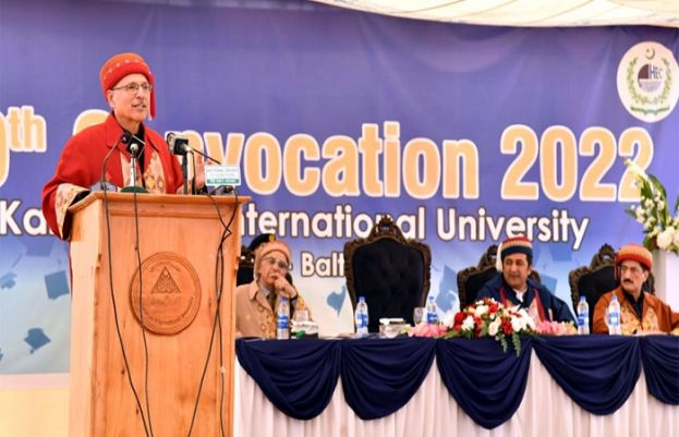 President Dr. Arif Alvi Addressing 10th Convocation of the Karakoram International University in Gilgit