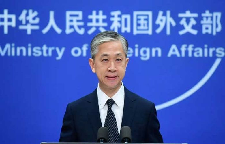 Chinese foreign ministry spokesman Wang Wenbin