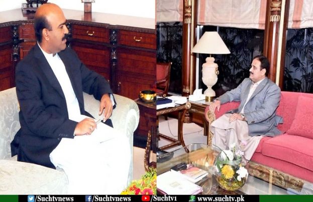 CM Buzdar, Nadeem Afzal Chan discuss overall political situation