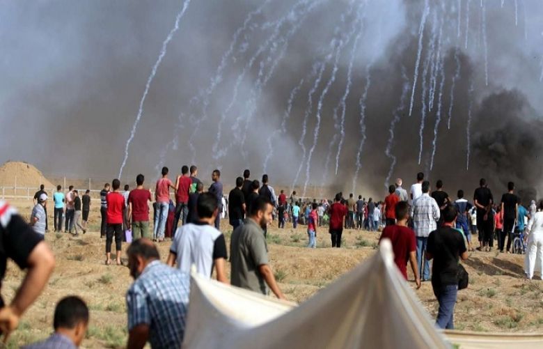 Dozens injured in IOF quelling of Gaza protests