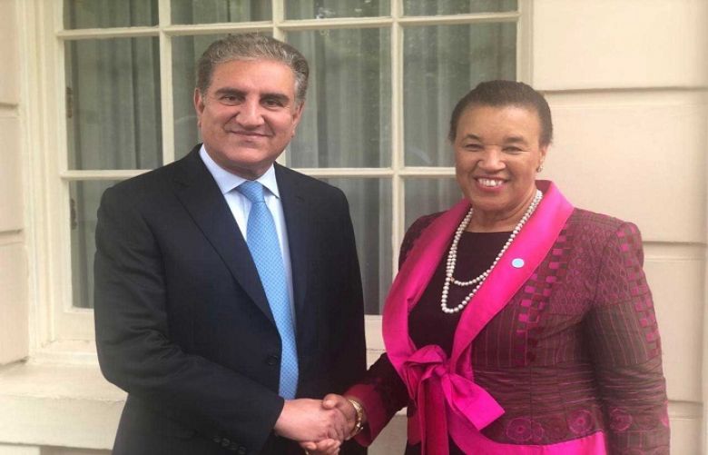 FM Qureshi, SG Commonwealth discuss bilateral relations