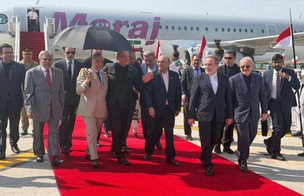 Iranian President Pezeshkian touches down in Islamabad, set to meet top leadership