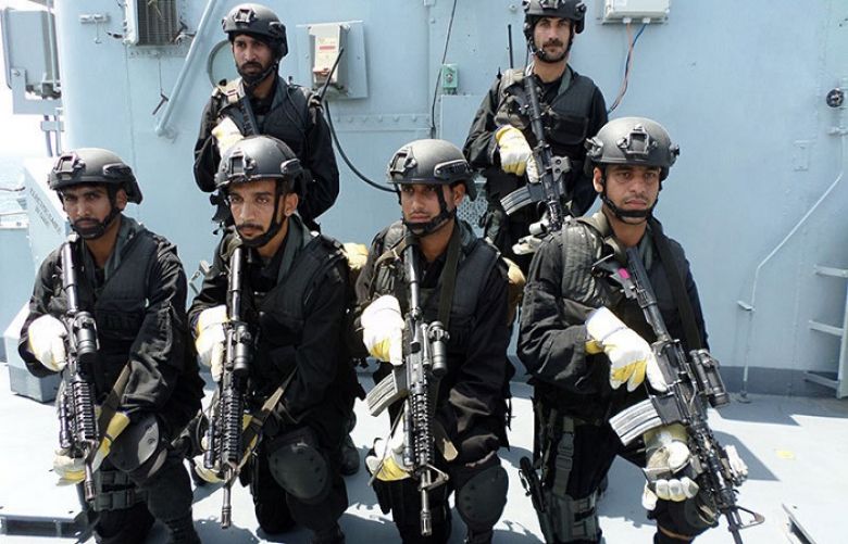 Anti Terrorism force personnel in picture