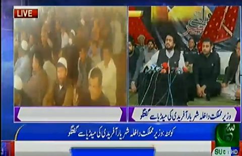 Hazara community ends protests after talks with Shehryar Afridi and Jam Kamal