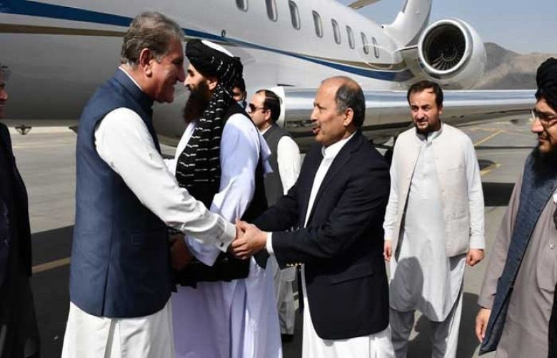 FM Qureshi arrives in Kabul to discuss bilateral ties with Taliban-led govt