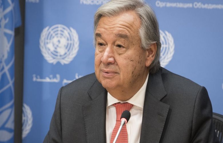 United Nations (UN) Secretary-General Antonio Guterres 