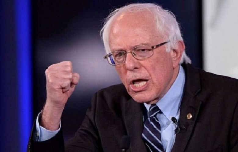 US presidential contender from Democratic Party Bernie Sanders