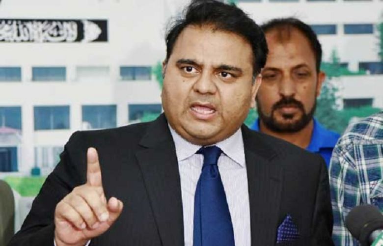 Minister for Information Fawad Chaudhry