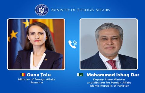 Romanian Minister of Foreign Affairs Oana Țoiu has appreciated Pakistan’s diplomatic efforts