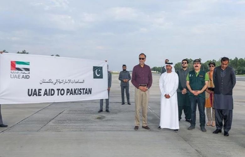 UAE establishes air bridge to transport relief aid to flood-stricken Pakistan
