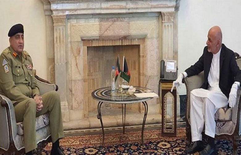 Gen Bajwa discusses Afghan peace process with President Ghani