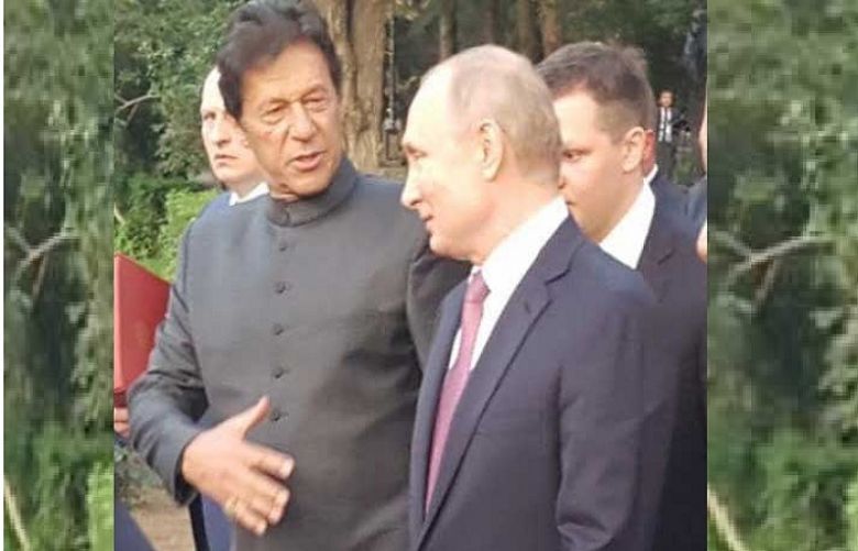 PM Imran, Russian President Meet In Bishkek