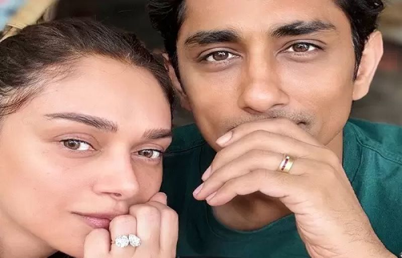 Aditi Rao Hydari shares engagement pictures with Siddharth - SUCH TV