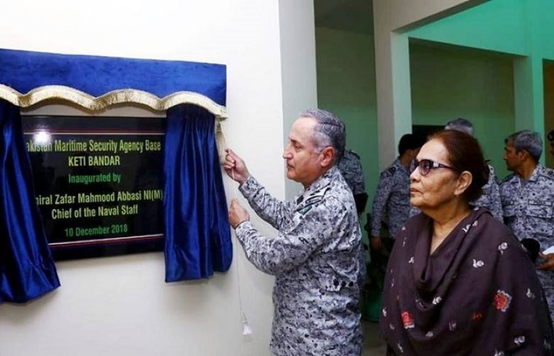 Naval Chief Zafar Mahmood inaugurates newly established PMSA Base Keti Bandar