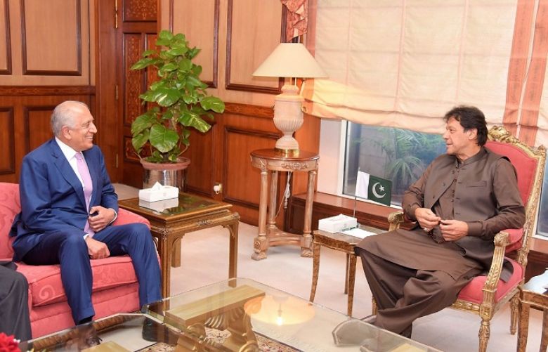 PM Khan reiterates Pakistan’s commitment in facilitating peace process in Afghan