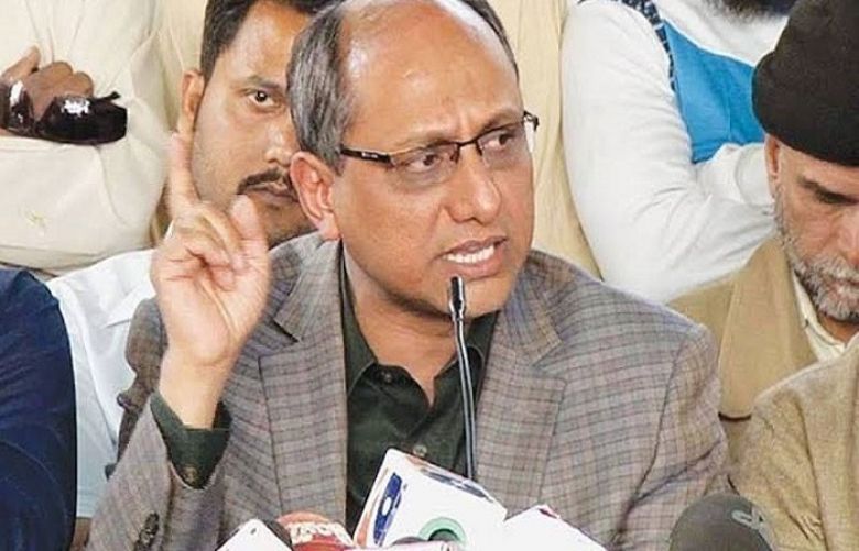 Sindh&#039;s Minister for Education and Labour Saeed Ghani