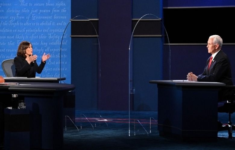 Mike Pence, Kamala Harris spar over Covid-19 in vice presidential debate