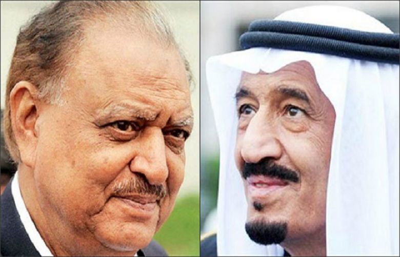 Mamnoon Hussain  meets Saudi King Shah Salman