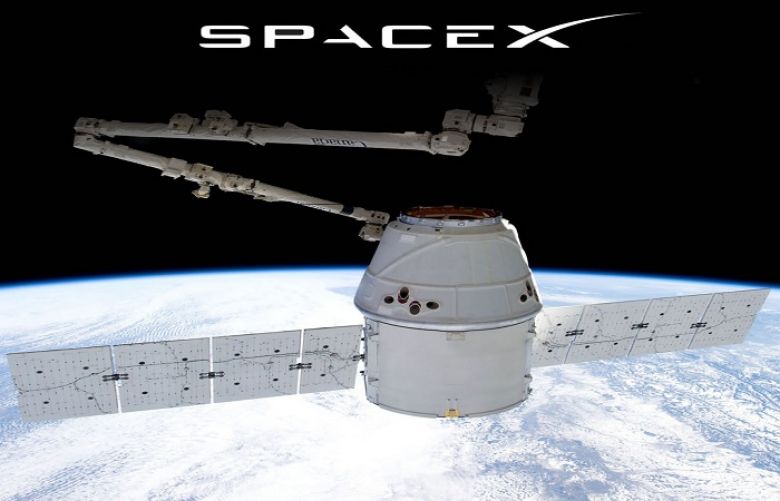 space x animated image