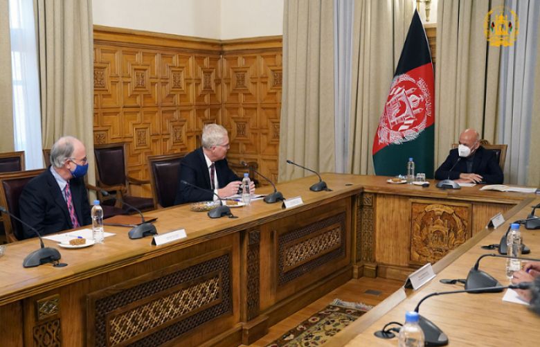 Pentagon chief meets Afghan president