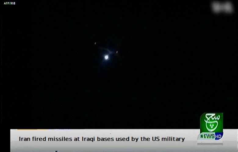 Iran fired missiles at Iraqi bases used by the US military