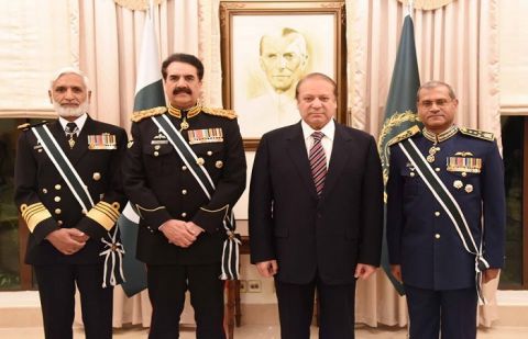Farewell dinner in honor of outgoing Army Chief Gen Raheel at Prime Minister House