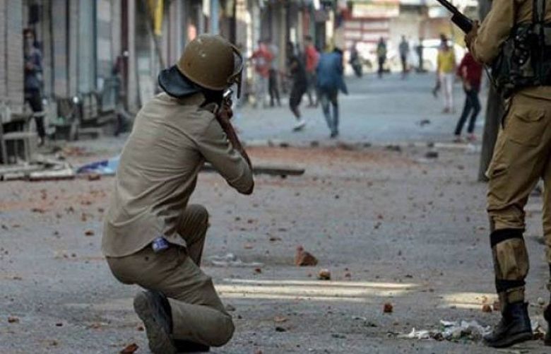 A curfew imposed throughout Indian-occupied Kashmir continued for a fifth day