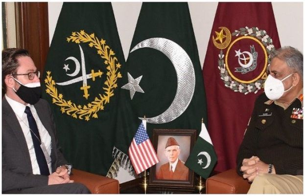 United States Special Representative for Afghanistan Thomas West calls on Chief of Army Staff (COAS) General Qamar Javed Bajwa