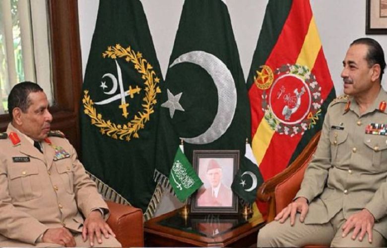 COAS Munir meets Saudi Army commander, discusses bilateral security matters