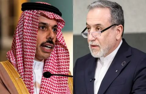 Saudi Foreign Minister Prince Faisal bin Farhan held a phone conversation with his Iranian counterpart Abbas Araghchi