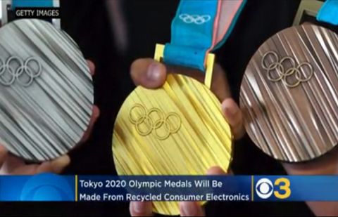 Tokyo 2020 Olympic Medals Being Made From Recycled Consumer Electronics