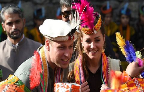 Prince William and Kate socialise in Kalash Valley