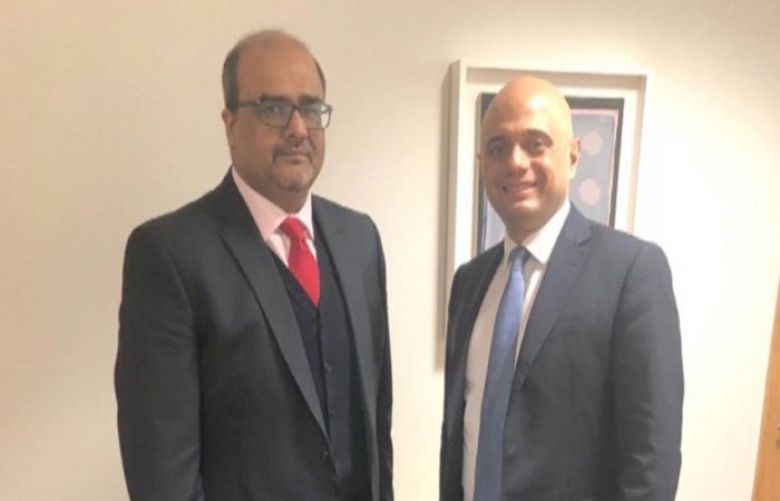 Shahzad Akbar, British home secretary discuss extradition of suspects