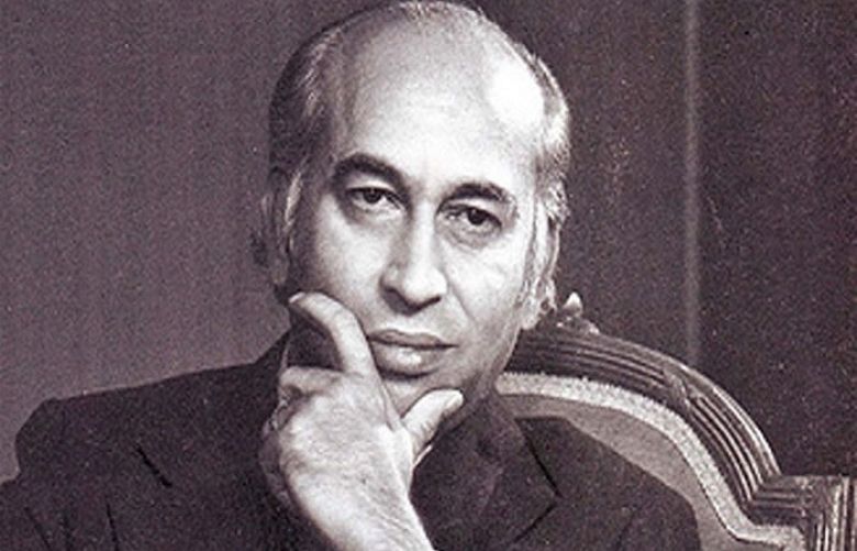founder of Pakistan People’s Party (PPP) Zulfikar Ali Bhutto