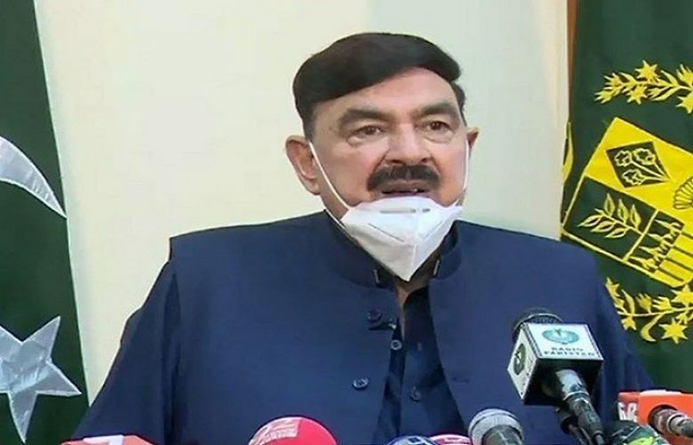 Interior Minister Sheikh Rashid Ahmed 