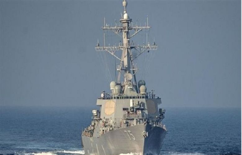  the guided-missile destroyer USS Donald Cook in the Mediterranean Sea