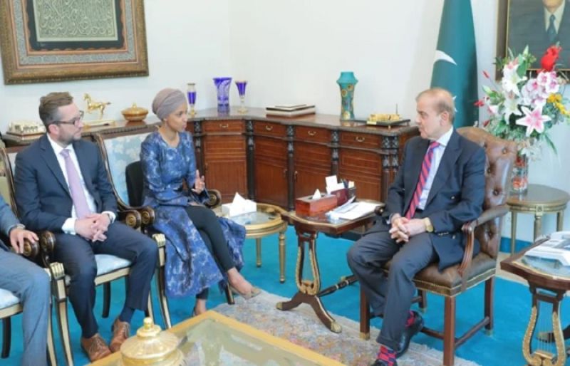 Photo of In maiden Pakistan visit, Congresswoman Ilhan Omar meets PM Shehbaz