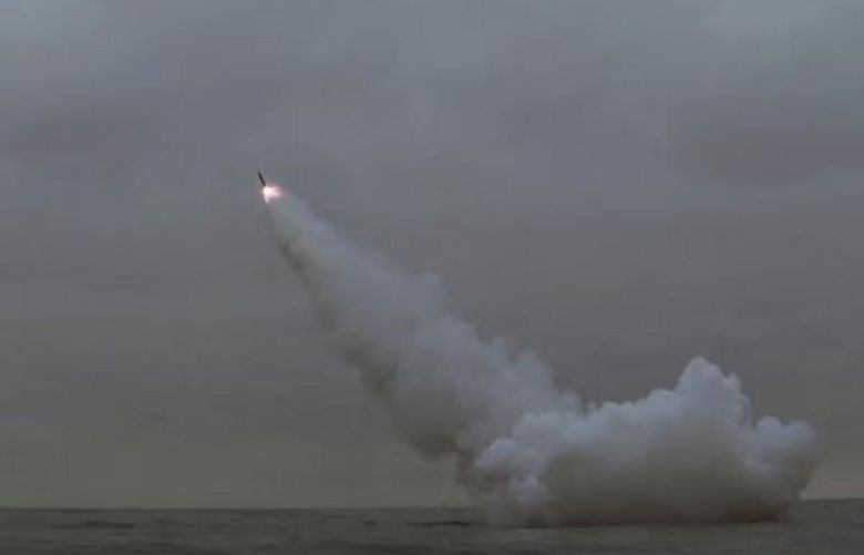 North Korea test-fires two strategic cruise missiles from submarine
