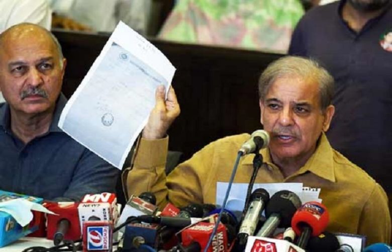 Pakistan Muslim League-Nawaz President and Opposition Leader in National Assembly Shehbaz Sharif 