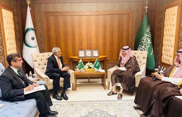 Pakistan and Saudi Arabian foreign ministers have discussed in detail the prevailing situation in Gaza