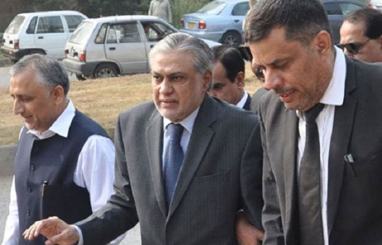 Court reserves decision on declaring Ishaq Dar proclaimed offender