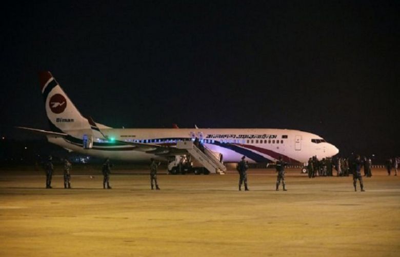 Biman Airlines jet