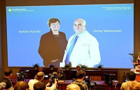 Nobel Prize for Medicine goes to Kariko and Weissman, pioneers of Covid vaccine