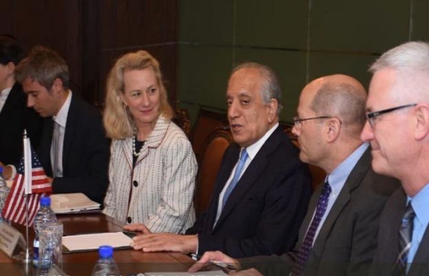 Khalilzad hold delegation-level talks at Foreign Office