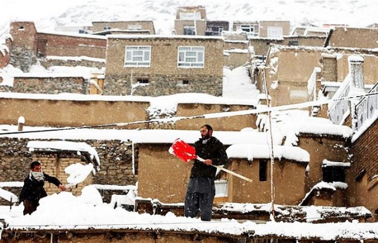 Heavy snow in Afghanistan