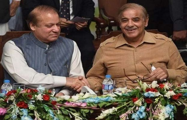 PML-N supremo Nawaz Sharif and Prime Minister Shehbaz Sharif