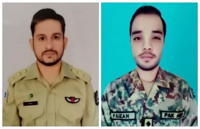 Major Umer and Lieutenant Faizan were martyred in the incident