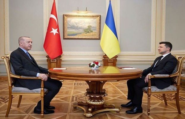 Turkish President Recep Tayyip Erdogan and Ukrainian President Volodymyr Zelensky