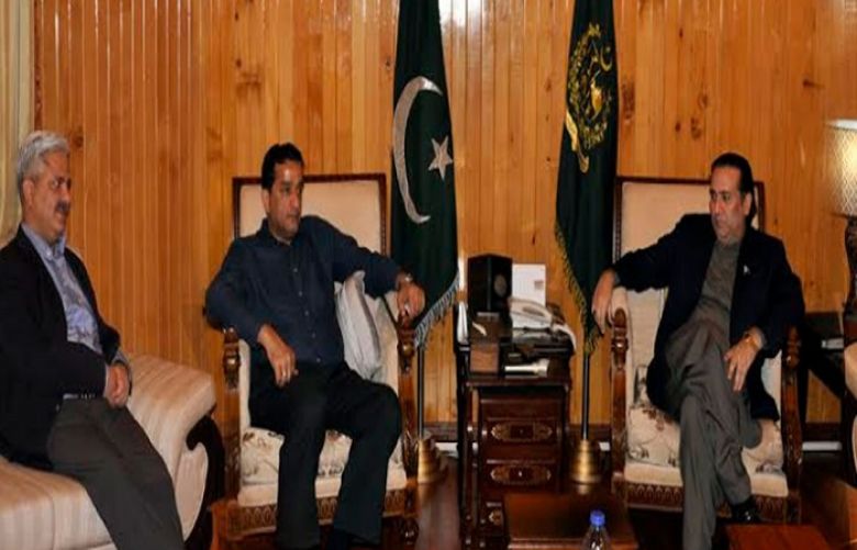 Adviser to PM on Climate Change meets  Governor Gilgit Baltistan 
